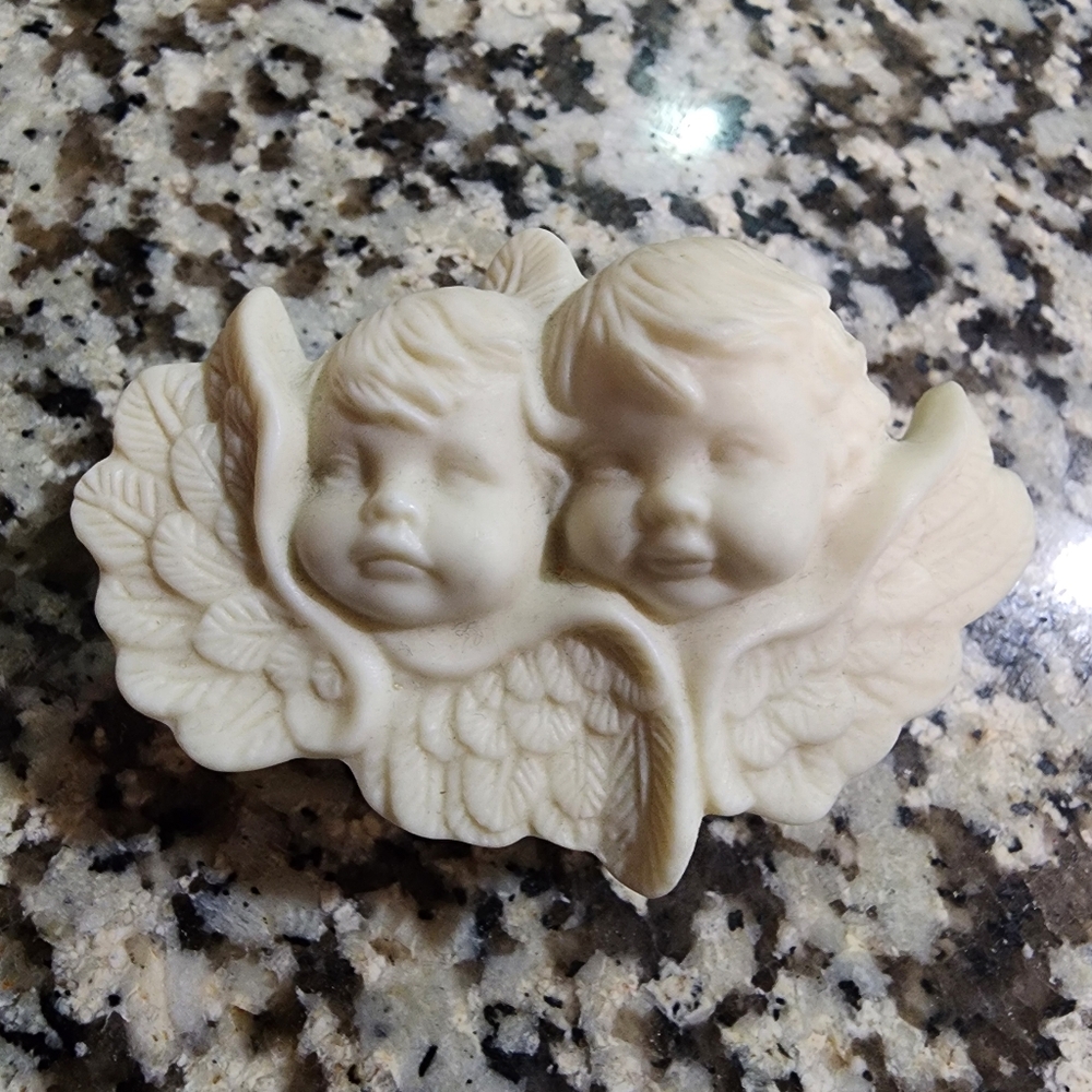 Porcelain Angel Jewelry Container